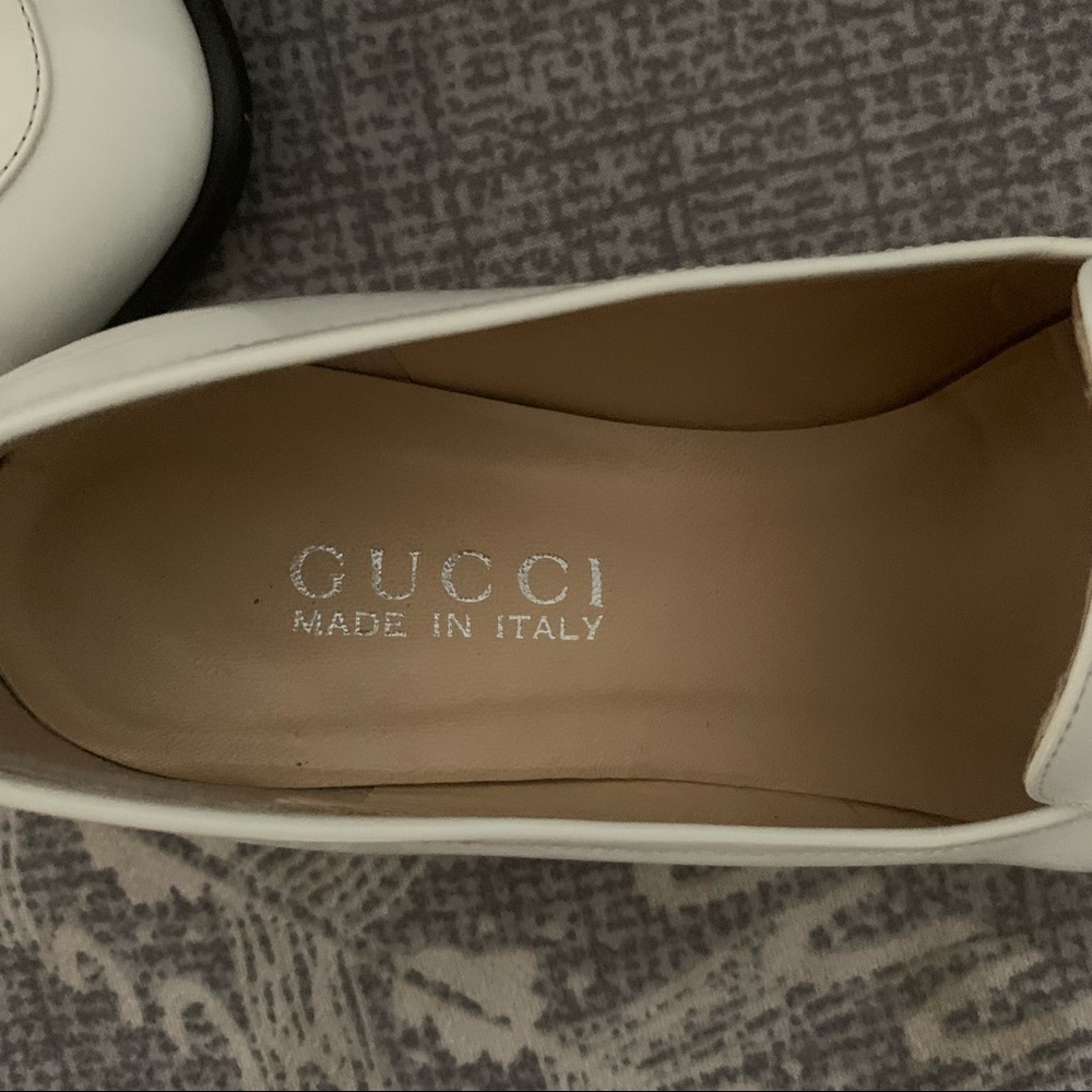 Gucci leather square toe loafer - Picture 10 of 11